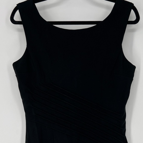 BOSTON PROPER Elegant LITTLE Black Sleeveless Dress FLATTERING COMFY STRETCH - Picture 2 of 7
